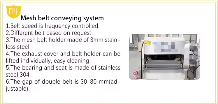 Industrial Continuous Fryer Machine Industrial Continuous Fryer Machine